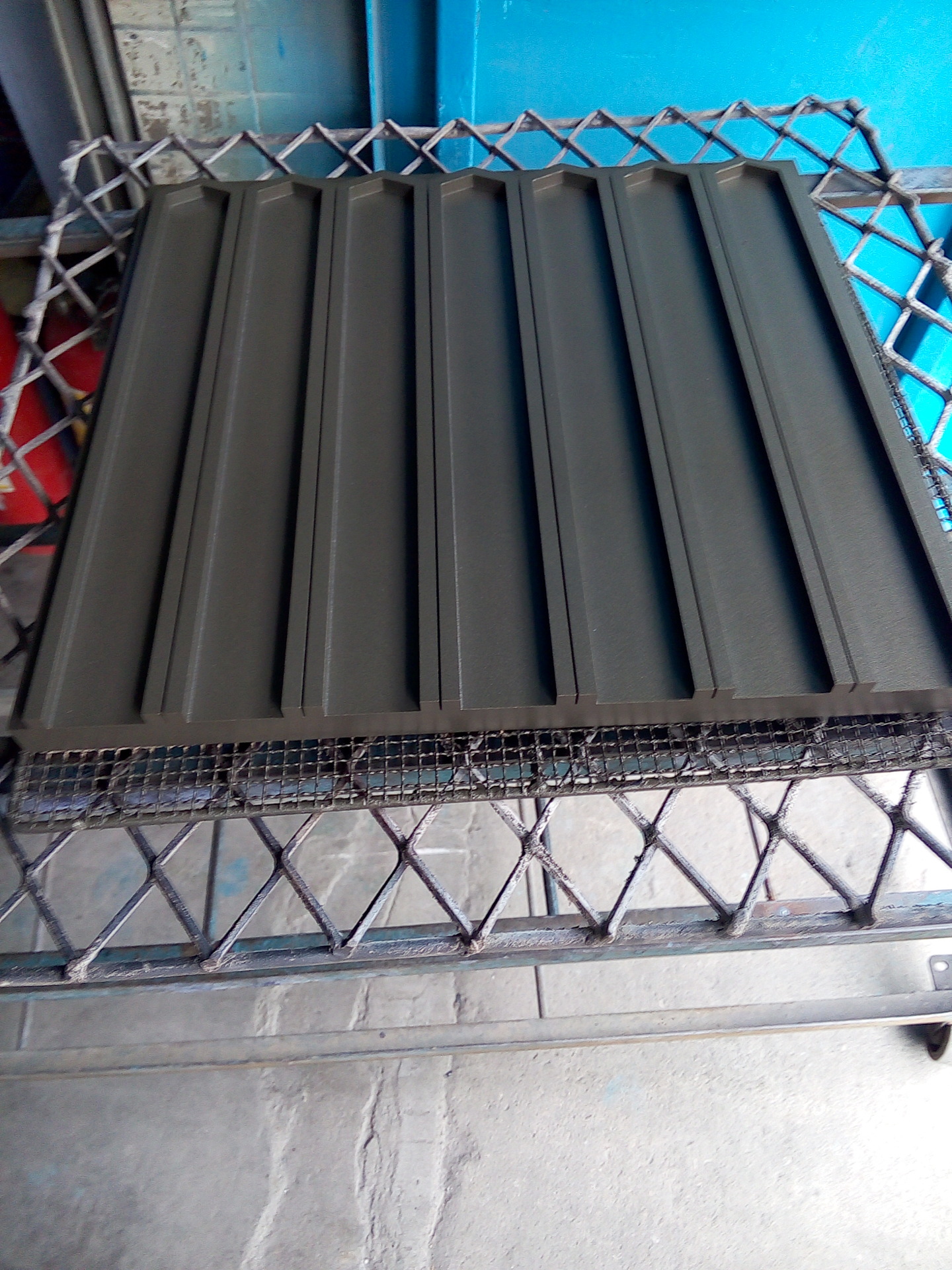 防粘喷涂后的效果